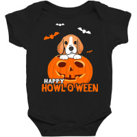 Cute Halloween Beagle Dog Pumpkin Costumes Thanksgiving T Shirt Baby Bodysuit | Artistshot