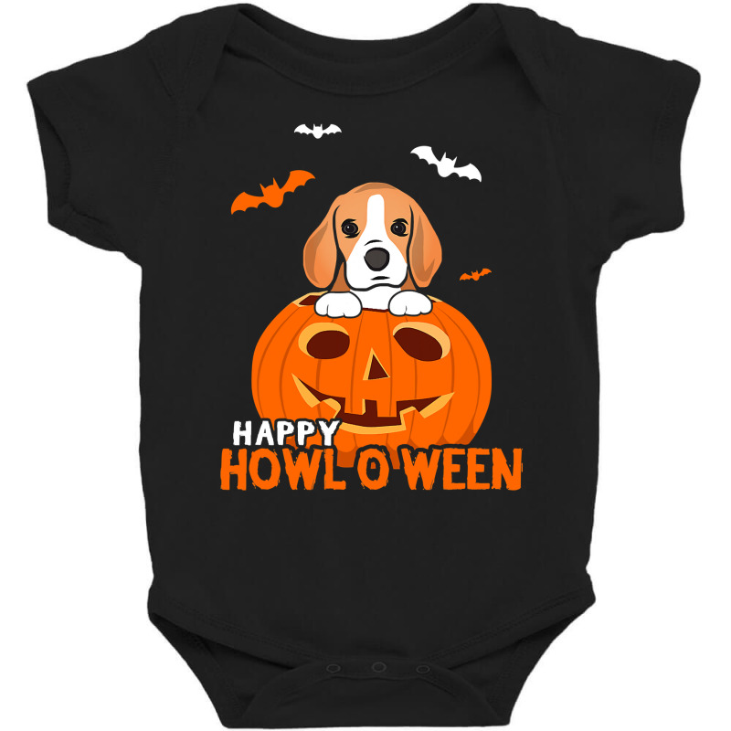 Cute Halloween Beagle Dog Pumpkin Costumes Thanksgiving T Shirt Baby Bodysuit | Artistshot