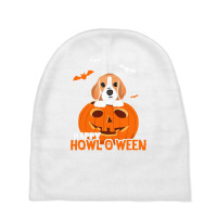 Cute Halloween Beagle Dog Pumpkin Costumes Thanksgiving T Shirt Baby Beanies | Artistshot