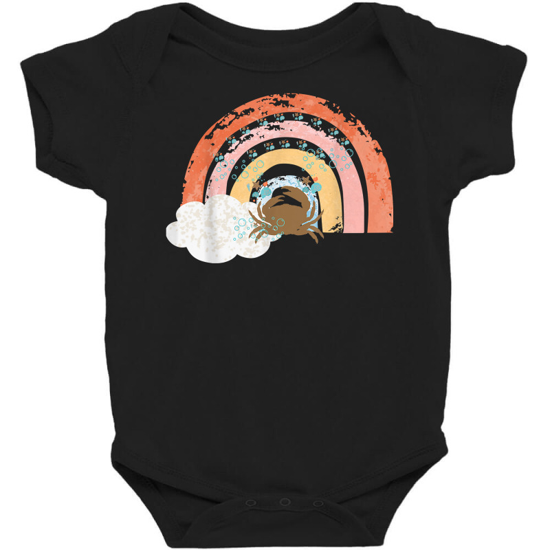 Crustacean Core Aesthetic Crustaceans Crab Sea Shells Design T Shirt Baby Bodysuit | Artistshot