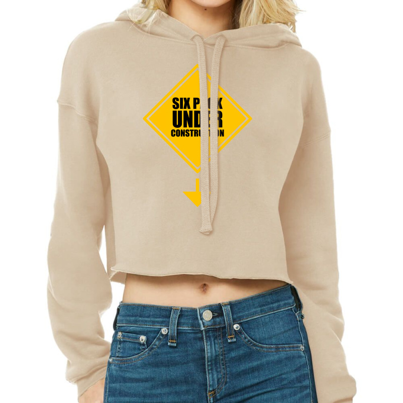 Cropped hoodie discount with shirt underneath