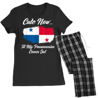 Cute Now Til My Panamanian Comes Out Funny Panamanian T Shirt Women's Pajamas Set | Artistshot