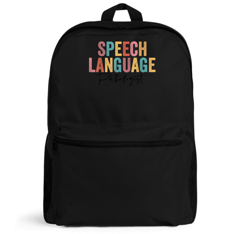 Speech Language Pathologist Groovy Wavy Speech Therapy T Shirt Backpack | Artistshot