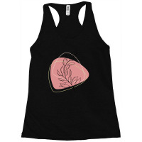 Minimalist Leaf Line Art Racerback Tank | Artistshot