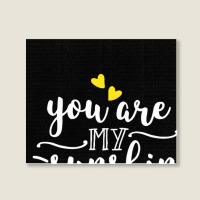 You Are My Sunshine Landscape Canvas Print | Artistshot