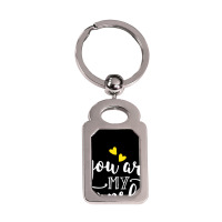 You Are My Sunshine Silver Rectangle Keychain | Artistshot