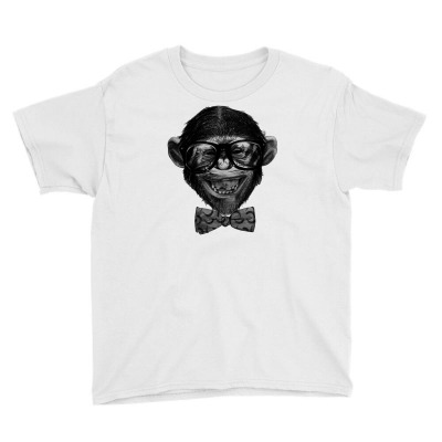 Chimp Grin Youth Tee Designed By Chilistore