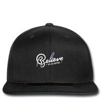 Believe1- Esophageal Cancer Awareness Supporter Ribbon Printed Hat | Artistshot