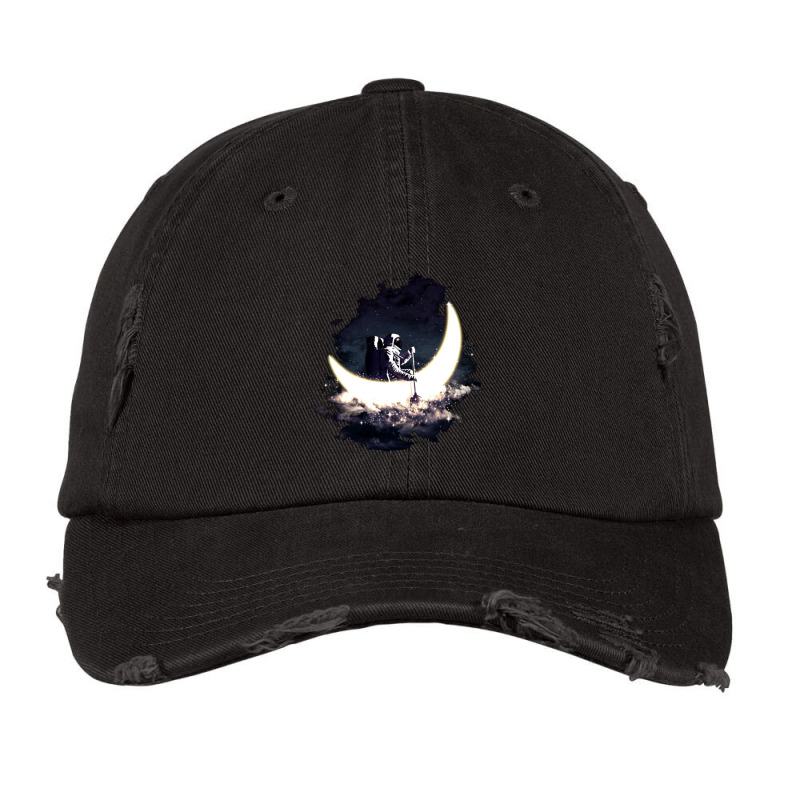 Moon Sailing Vintage Cap | Artistshot