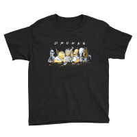 D +r +u +n +k +s Youth Tee | Artistshot