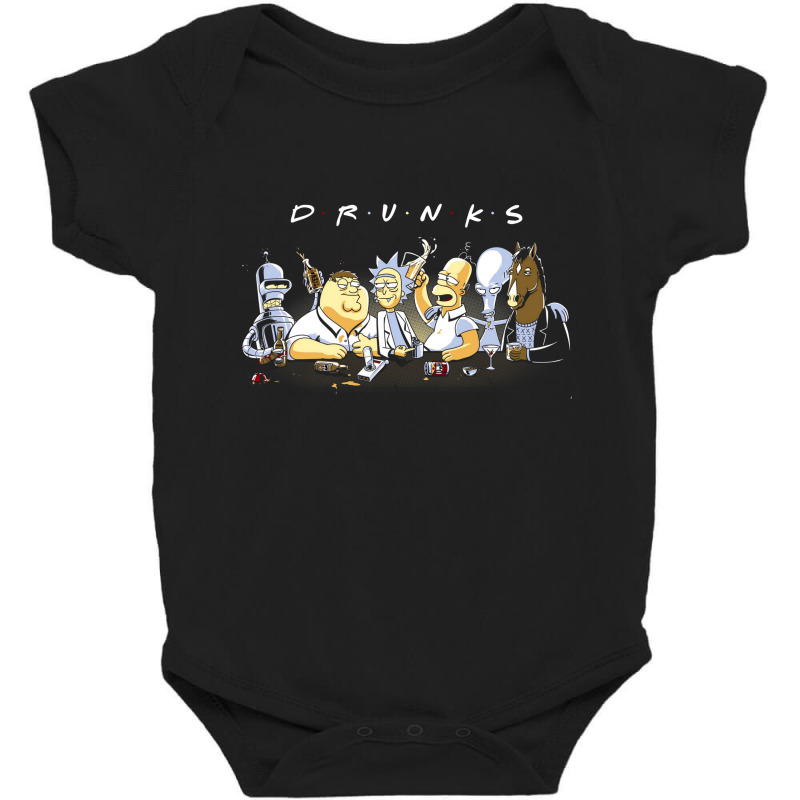 D +r +u +n +k +s Baby Bodysuit | Artistshot