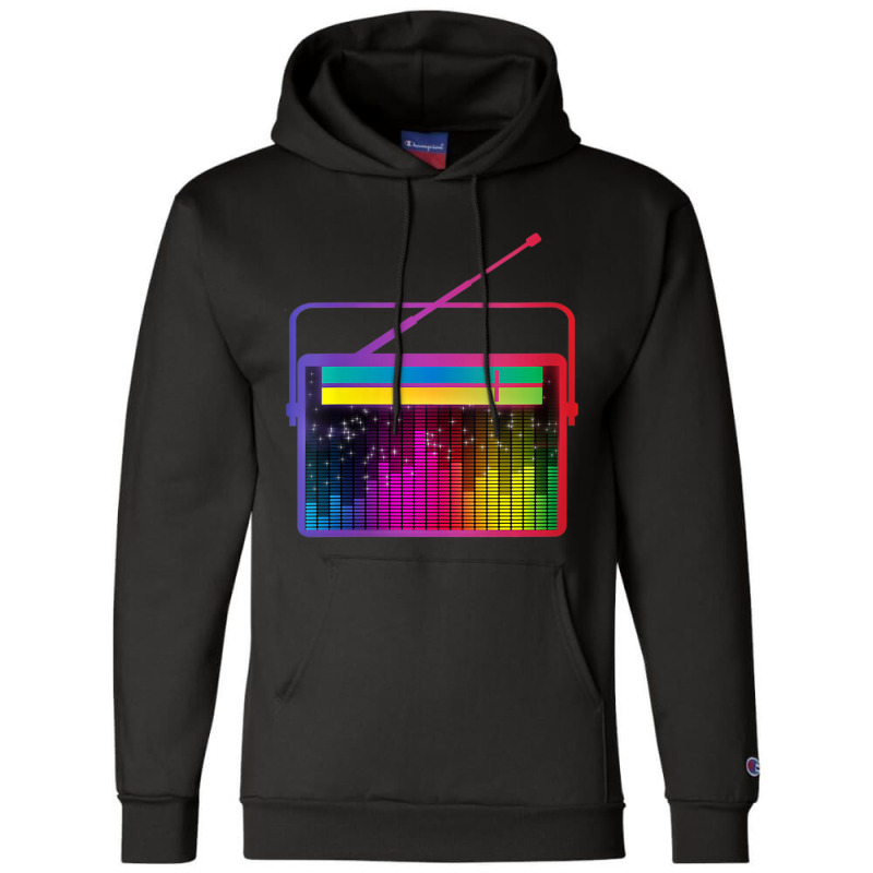 Womens Cassette Stereo Retro Vintage 80's 90's Music Costume Party Ani Champion Hoodie | Artistshot