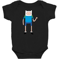 Finn Adventure Time Baby Bodysuit | Artistshot