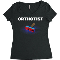 Orthotist Off Duty Funny Prosthetist Humor Prosthetics Work T Shirt Women's Triblend Scoop T-shirt | Artistshot