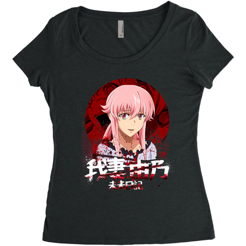 Funny Gifts Anime Babes My Favorite People Women's Triblend Scoop T-shirt by KarenArtists | Artistshot