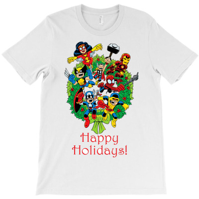 Happy Holidays T-shirt Designed By Fidel
