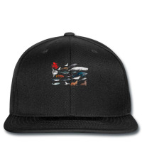 Sea Creatures Collection, Fish Shark Whale Moonfish Fish Motif T Shirt Printed Hat | Artistshot