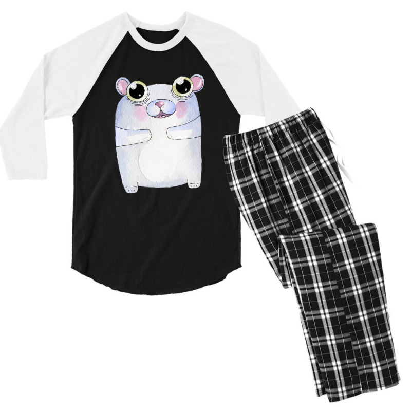 Cute Rat Men's 3/4 Sleeve Pajama Set | Artistshot