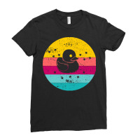 Duck T  Shirt Bath Duck Retro T  Shirt Ladies Fitted T-shirt | Artistshot