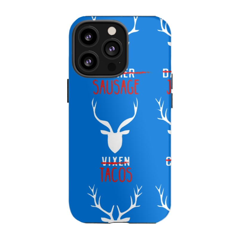 Deer Hunter All Of Santa's Reindeer Tee iPhone 13 Pro Case by strawberriesandscream | Artistshot