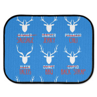 Deer Hunter All Of Santa's Reindeer Tee Rear Car Mat | Artistshot