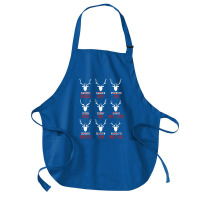 Deer Hunter All Of Santa's Reindeer Tee Medium-length Apron | Artistshot