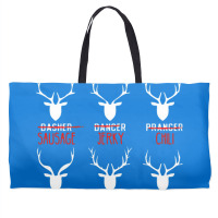 Deer Hunter All Of Santa's Reindeer Tee Weekender Totes | Artistshot