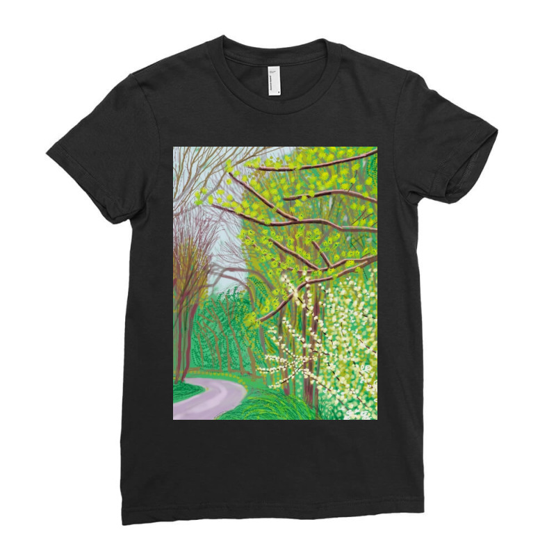 David The Arrival Of Spring In Woldgate Ladies Fitted T-Shirt by Lauren D | Artistshot