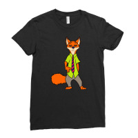 Nick Wilde Zootopia Ladies Fitted T-shirt | Artistshot