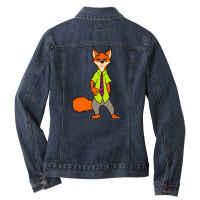 Nick Wilde Zootopia Ladies Denim Jacket | Artistshot