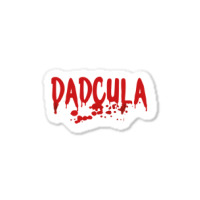 Dadcula   Dracula   Cute Funny Halloween Costume Design Classic T Shir Sticker | Artistshot