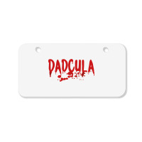 Dadcula   Dracula   Cute Funny Halloween Costume Design Classic T Shir Bicycle License Plate | Artistshot