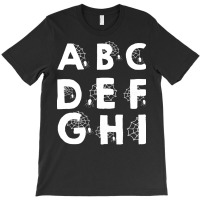 Web Spider Alphabet A I Halloween T  Shirt Web Spider Alphabet A I Hal T-shirt | Artistshot