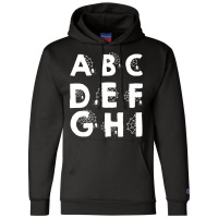 Web Spider Alphabet A I Halloween T  Shirt Web Spider Alphabet A I Hal Champion Hoodie | Artistshot