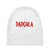 Dadcula   Dracula   Cute Funny Halloween Costume Design Essential T Sh Baby Beanies | Artistshot