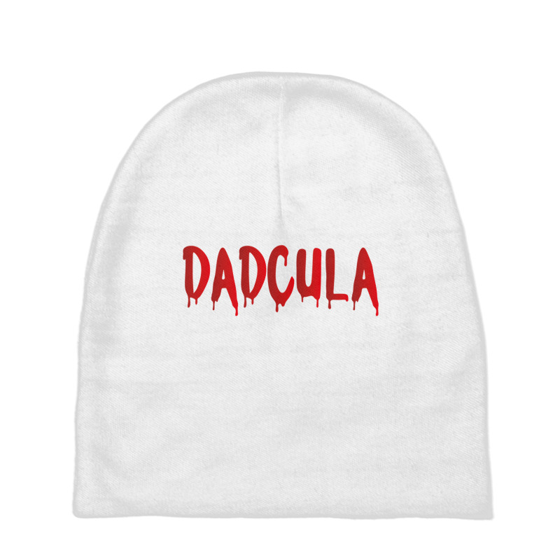 Dadcula   Dracula   Cute Funny Halloween Costume Design Essential T Sh Baby Beanies | Artistshot