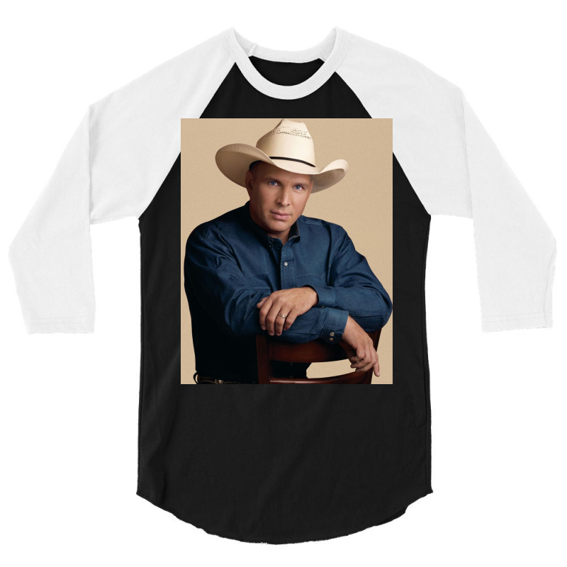 Custom Garth Brooks 3/4 Sleeve Shirt By Custom-designs - Artistshot