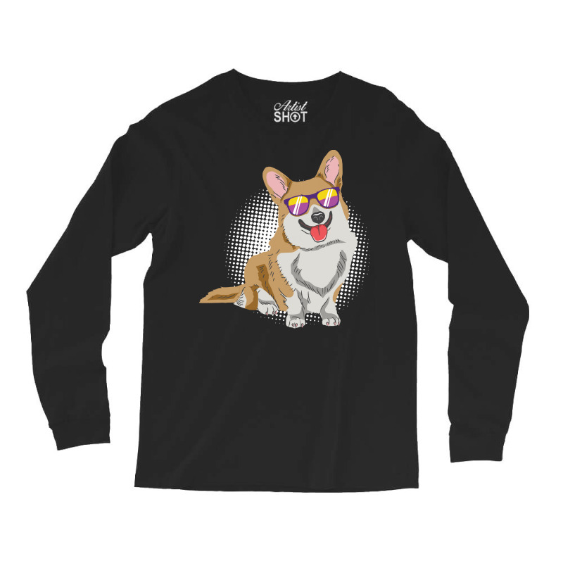 Welsh Corgi T  Shirt Welsh Corgi Dog T  Shirt Long Sleeve Shirts by huntingsignpost | Artistshot