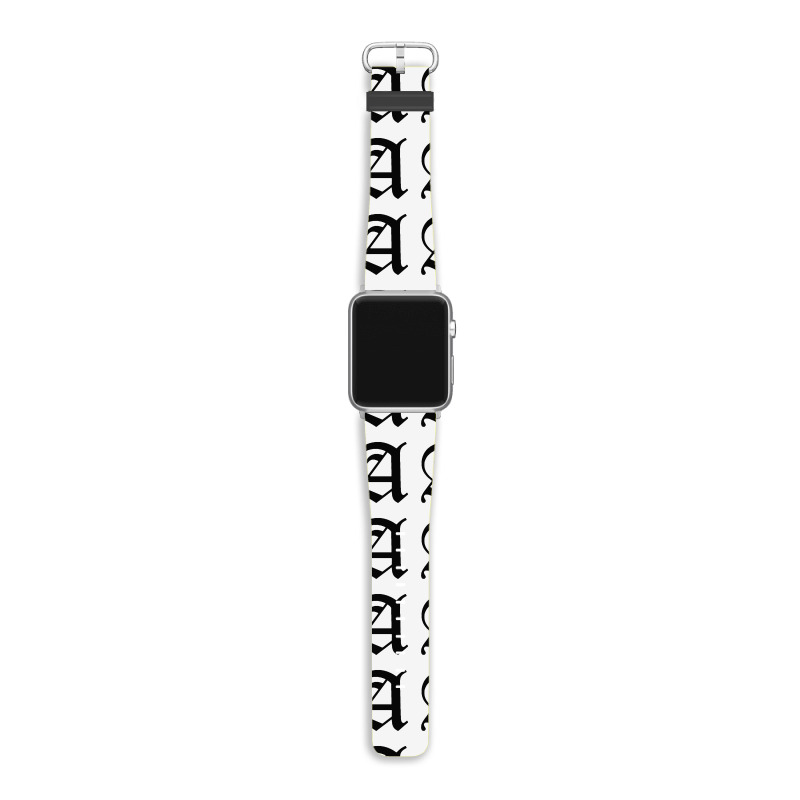 Custom Alphabet Lore Latter H T Shirt Apple Watch Band By Cm-arts