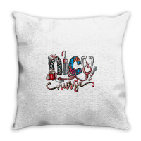 Nice Nurse Throw Pillow | Artistshot