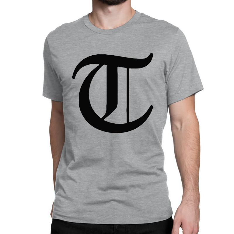 Custom Old English Style Initial Letter T Classic T-shirt By Cm-arts -  Artistshot