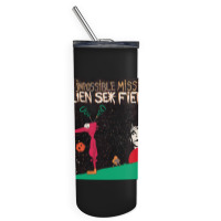 Funny Gifts Dinosaur Park My Favorite People.png Skinny Tumbler | Artistshot