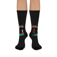 Funny Gifts Dinosaur Park My Favorite People.png Crew Socks | Artistshot