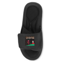 Funny Gifts Dinosaur Park My Favorite People.png Slide Sandal | Artistshot