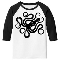 Minoan Octopus Youth 3/4 Sleeve | Artistshot