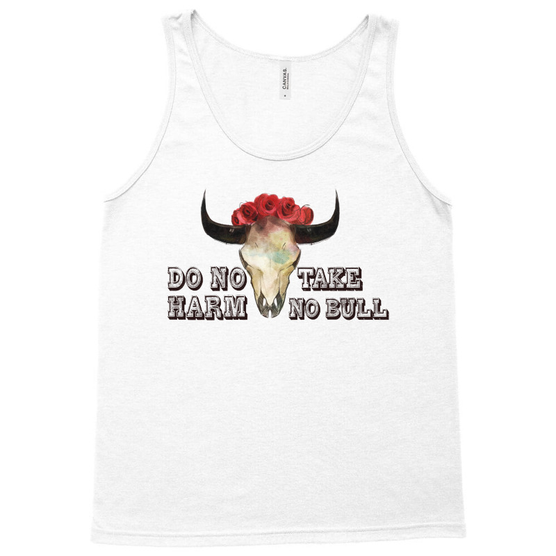 Do No Harm Take No Bull For Light Tank Top by autlu2024 | Artistshot