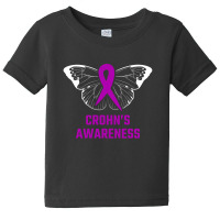 Crohn's Awareness For Dark Baby Tee | Artistshot