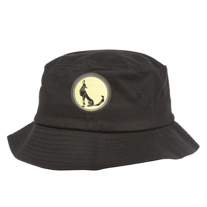 Wolf Full Moon T  Shirt Wolf Full Monn T  Shirt Bucket Hat by huntingsignpost | Artistshot