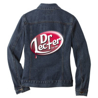 Classic Retro  Psychological Art Ladies Denim Jacket | Artistshot