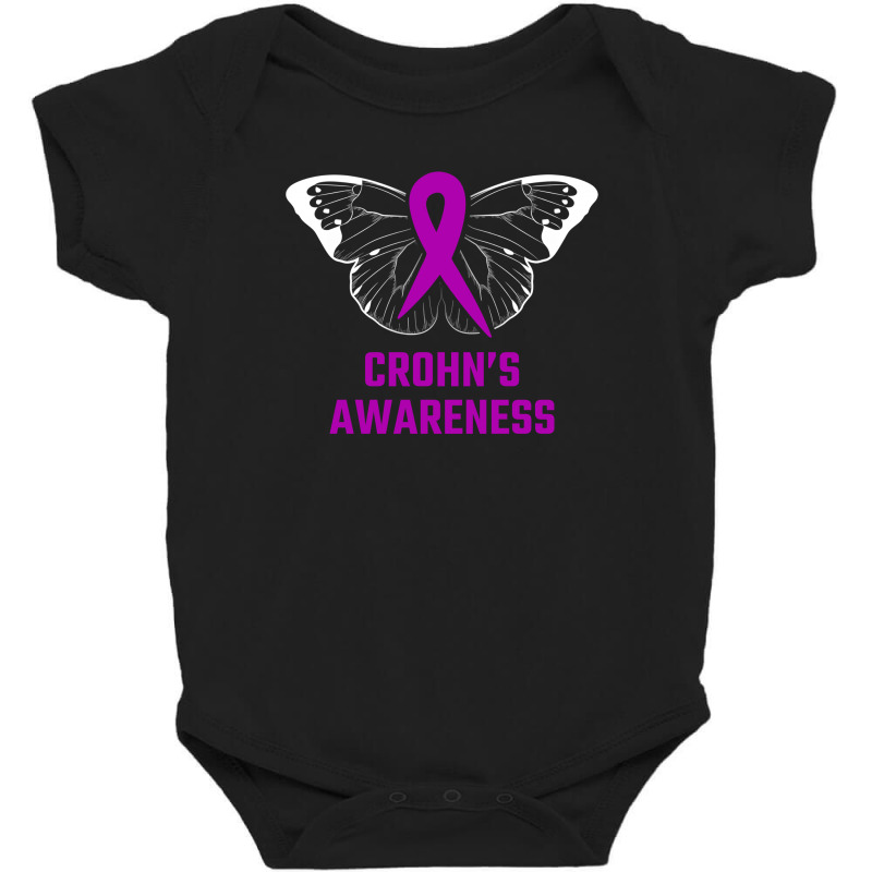 Crohn's Awareness For Dark Baby Bodysuit by autlu2024 | Artistshot